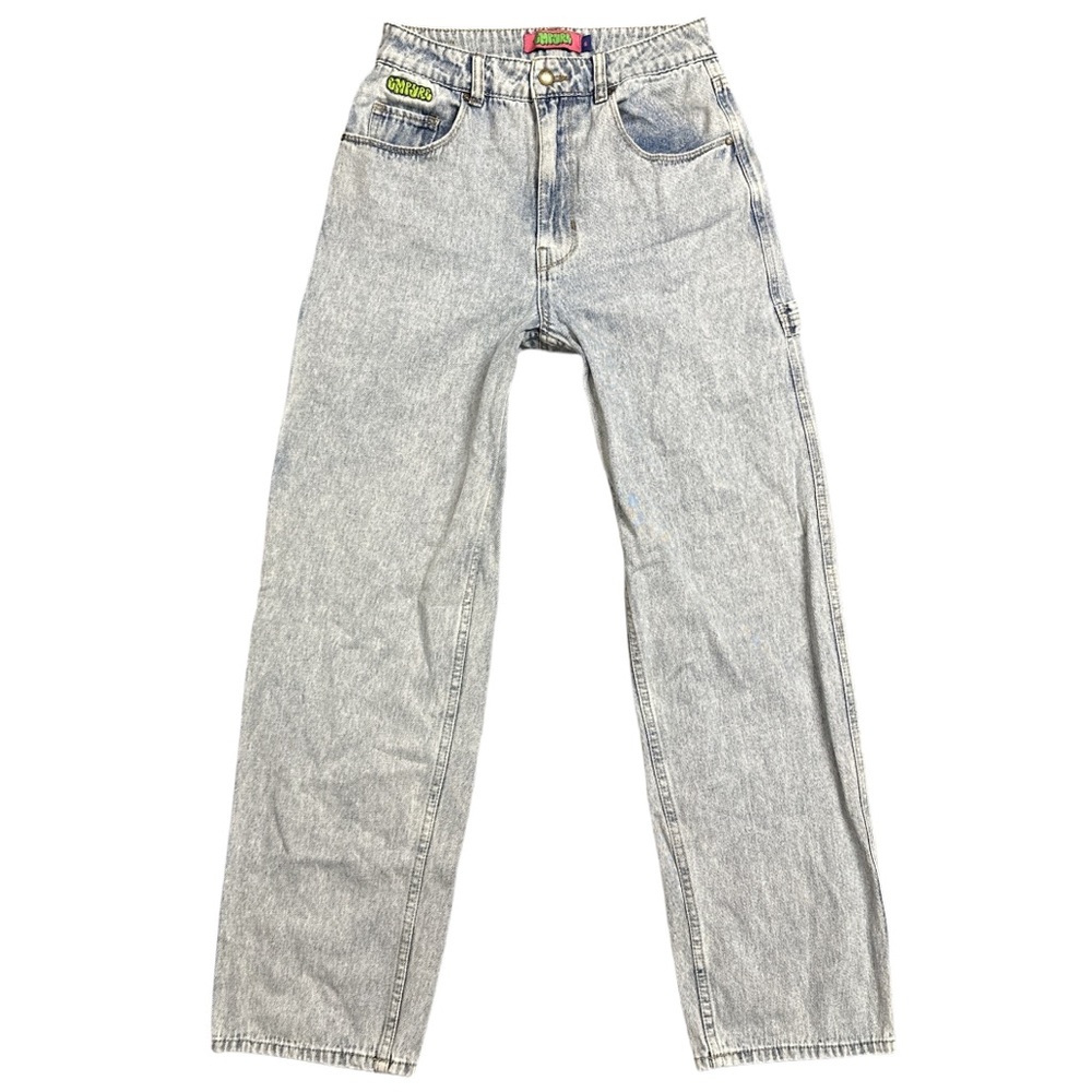 EMPYRE women's light "toni" 90s style loose skate jeans, 6 US.